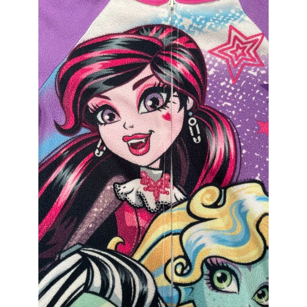 2010s Monster High Girls Pajamas 2016 Draculara Frankie Lagoona Blue One Piece